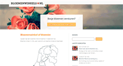 Desktop Screenshot of bloemenwinkels.nl