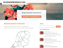 Tablet Screenshot of bloemenwinkels.nl